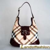 Burberry 29141 Red Plaid Maroon handbags