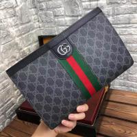 Gucci silver canvas with silver leather swing pack 181092