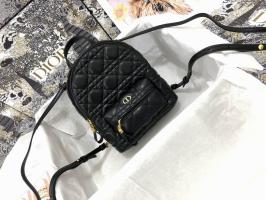 christian dior black cowskin leather with gold hardware 51128
