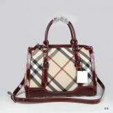 Burberry Canvas Lowry B24673 red Bag