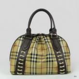 Burberry Cowskin Leather Handbag Brown B24683
