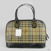 Burberry Toto Bag 2308B With Black Leather Trim