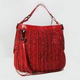 Burberry Bag Ruched Ribbon Tote 9908 Scarlet