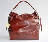Burberry 2991 Brown Leather Shoulder Handbag