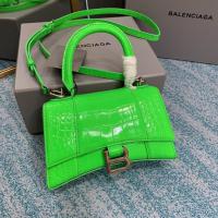 Balenciaga Large Aqua Hook Line Handbag yellow 8388