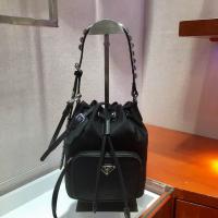 Prada Brown Genuine Leather Handbags 88246