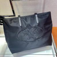 Prada Black Genuine Leather Handbags 88246