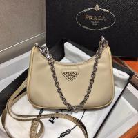 Prada 9093 leather handbag orange