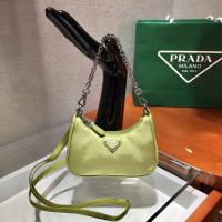Prada 9093 leather handbag coffee