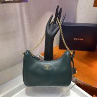 Prada Handbag gold leather 2213
