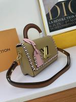 Louis Vuitton Damier Canvas Handbag N93625 beige