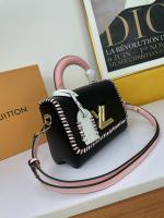 Louis Vuitton Damier Canvas Handbag N93625 black