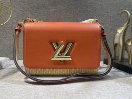 Louis vuitton handbags real-beige leather 95516