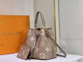 2009 Louis Vuitton LV Embossing Beige Handbag Bag M96815