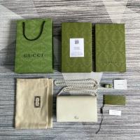 Gucci PVC Crystal GG Fabric Briefcase Grey 223652