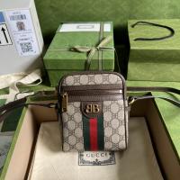 Gucci indy iron black leather bag 177139