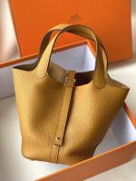Hermes Bolide 27cm Fuchsia cowskin bag
