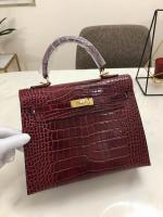 Hermes Picotin PM Brick Red leather Silver metal bag