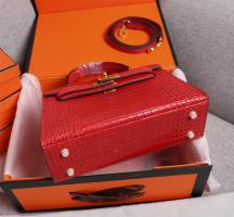 Hermes Kelly Depeches 34cm Epson BlueGene silver metal briefcase