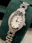 Replica Cartier Tonneau 18kt White Gold Diamond Ladies Watch WE400131
