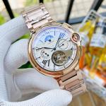 Replica Cartier Santos Demoiselle Diamond 18kt White Gold Ladies Watch W