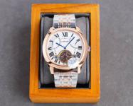 Replica Cartier Santos Two-Tone 18kt Yellow Gold and Steel Automatic Lad