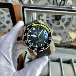 Replica IWC Aquatimer Chrono Automatic Steel Black Mens Watch 3719-33