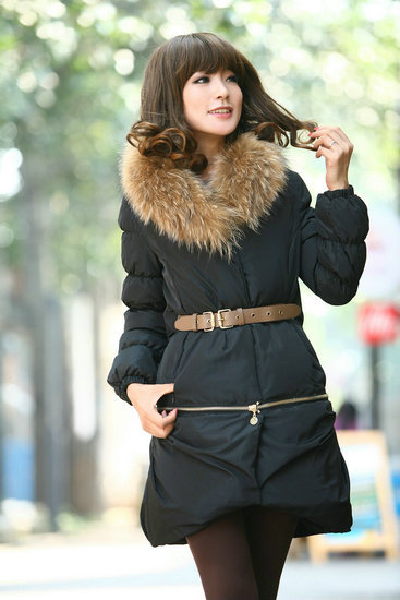 Hot Sales 2013 Winter Slim Moncler Womens Coats Fashionable   Long Style 032
