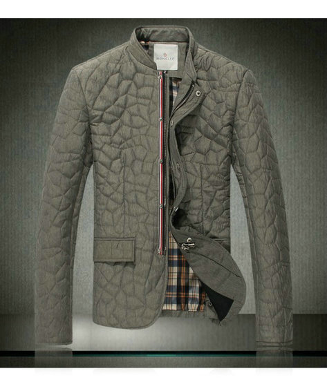 Moncler Mens Coats Cotton 2013 Hot Sales Black Gray  Fashionable 057
