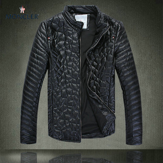 2013  Relaxed Comfortable Moncler Mens Coats Black  Cheap  Cotton  062