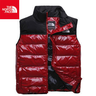 The North Face Red Black Blue Silver Mens Vest Coat 2013 New Hot Simple  066