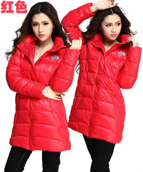  The North Face Womens Coats  Down Fashion 2013 New Long Style Black Red Purple