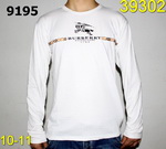 Burberry Man Long T Shirts BuML-T-Shirt-43