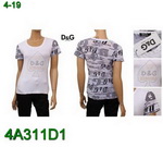 D&G Woman Shirts DGWS-TShirt-022