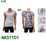 D&G Replia Woman T Shirts DGRWTS-072