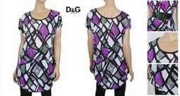 D&G Woman Long T Shirts DGWL-T-Shirts-15