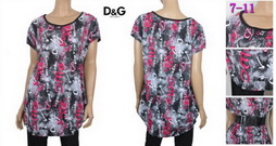 D&G Woman Long T Shirts DGWL-T-Shirts-20