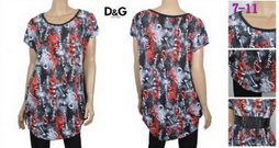 D&G Woman Long T Shirts DGWL-T-Shirts-21