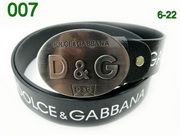 Dolce & Gabbana High Quality Belt 26
