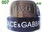 Dolce & Gabbana High Quality Belt 78