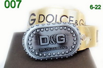 Dolce & Gabbana High Quality Belt 91