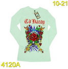 ED Hardy Woman Long T Shirts EHWL-T-Shirts-87