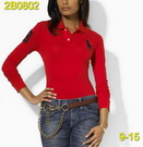 Polo Woman Long T Shirts PoWL-T-Shirts-18