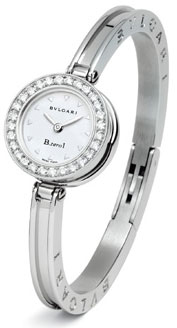Replica Bvlgari B.zero1 Steel Diamond Bangle Ladies Watch 101272