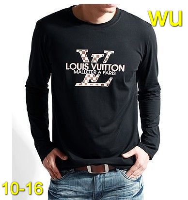 Louis Vuitton Man Long T Shirts LVML-T-Shirt-08