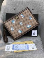 Gucci CowSkin Messenger Bag 189684 light coffee