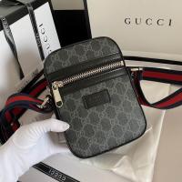 Gucci grey suede with patent leather boston bag 2001S