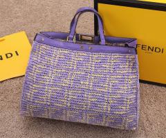 Fendi cow japanned leather shopping bag 55038