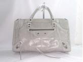 Balenciaga small Giant Weekender Handbag 084324 silver gray