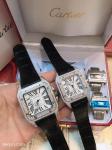 Replica Cartier Tankissime Diamond 18kt White Gold Ladies Watch WE70039H